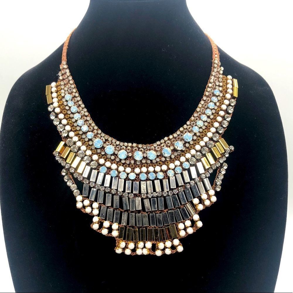 Anthropologie Nocturne Bib Necklace